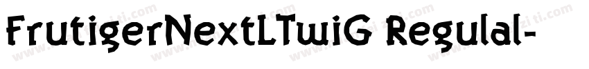 FrutigerNextLTwiG Regulal字体转换
